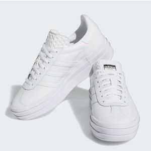 adidas Gazelle Bold Triple White